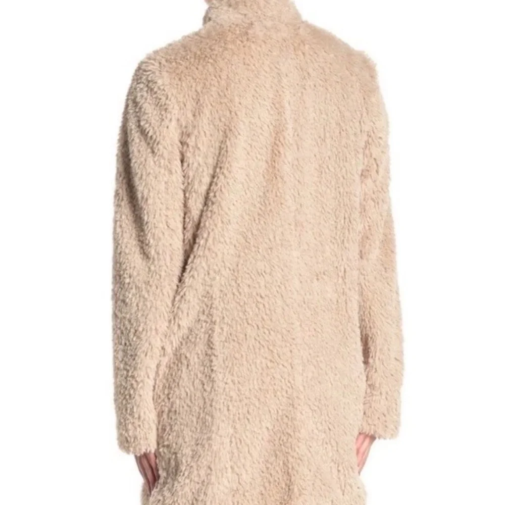 NWT Kenneth Cole Beige Teddy Jacket size 1X - Picture 3 of 11